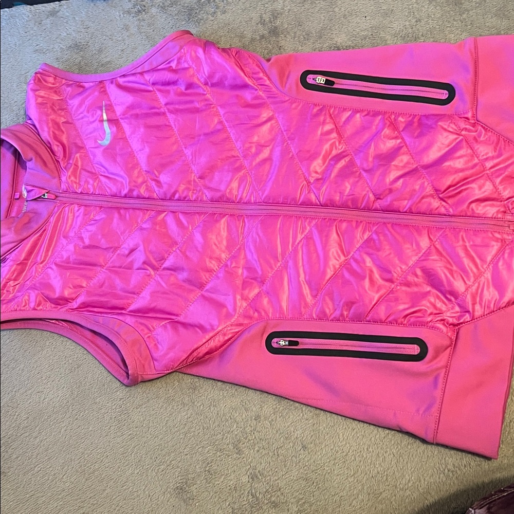 Nike Fuchsia Quilted Vest